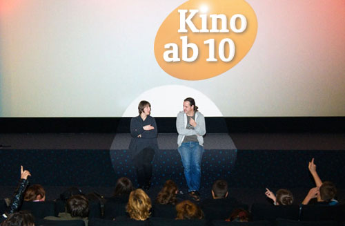 Regisseur Carsten Fiebeler beim Publikumsgespr�ch Kino ab 10